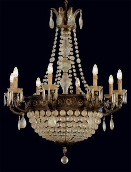 Crystal chandelier - Chandelier Gold  Forge