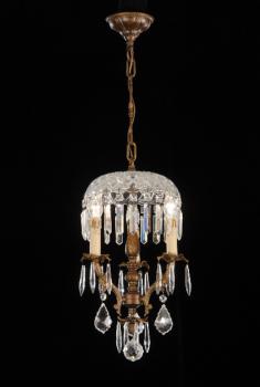 Crystal chandelier - Chandelier Rust Brown