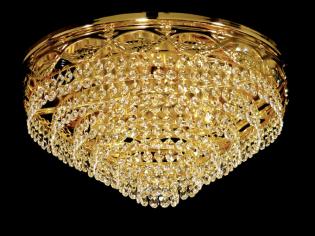 Crystal Flush 664 - Old Gold Flush, Full Leaded Crystal